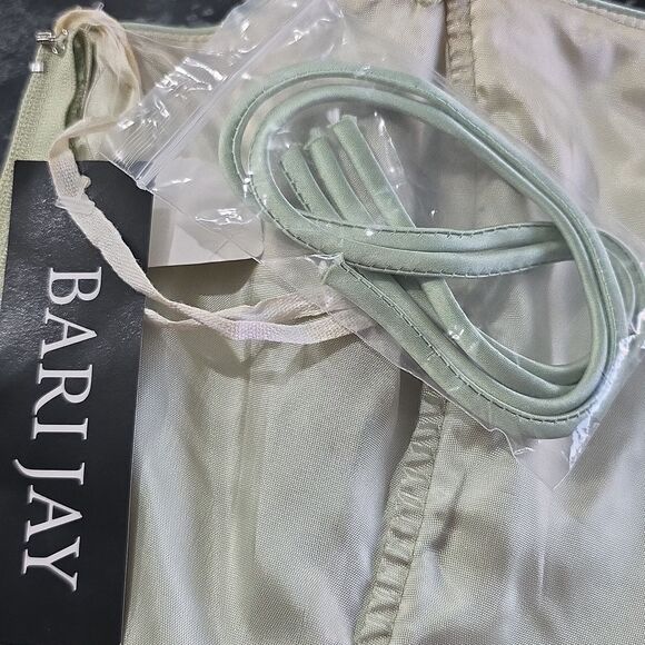 NEW BARI JAY TWO PIECE GOWN SIDE ZIPPER CLOSURE WITH JEWEL STUDDED EMBELLISHMENT - Picture 13 of 15